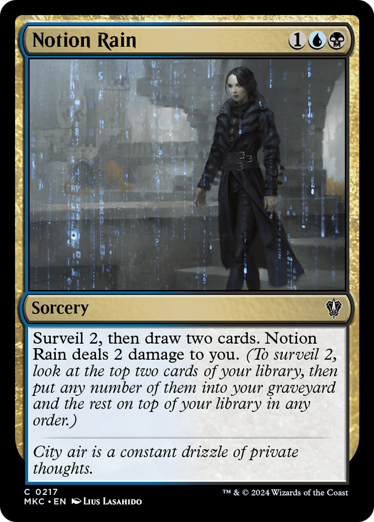 Notion Rain [Murders at Karlov Manor Commander] | Grognard Games