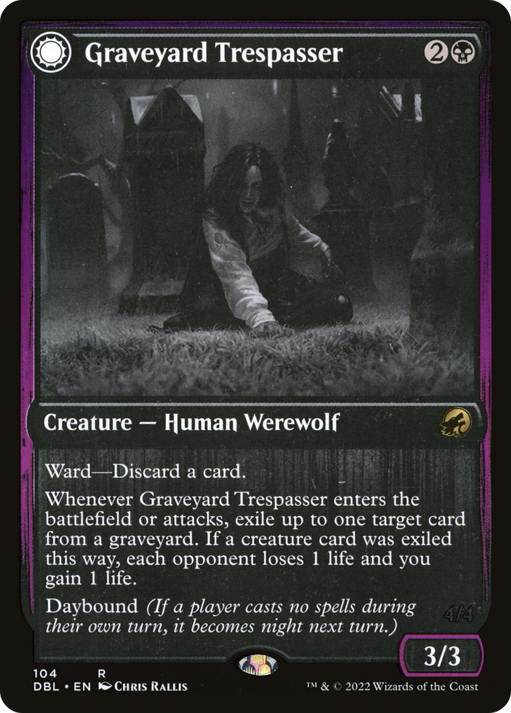 Graveyard Trespasser // Graveyard Glutton [Innistrad: Double Feature] | Grognard Games