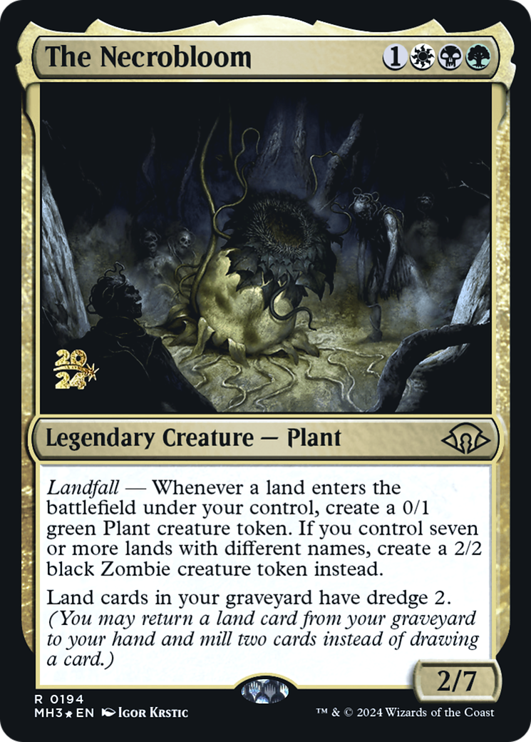 The Necrobloom [Modern Horizons 3 Prerelease Promos] | Grognard Games