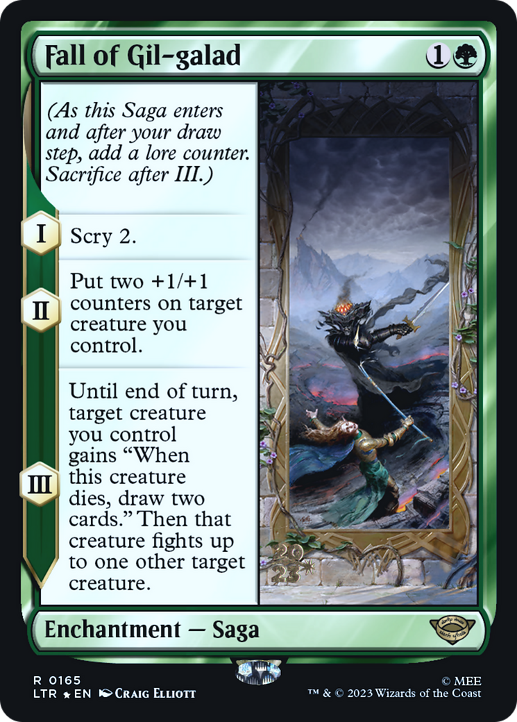 Fall of Gil-galad [The Lord of the Rings: Tales of Middle-Earth Prerelease Promos] | Grognard Games