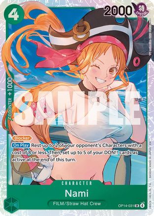 Nami (OP14-031) - The Azure Sea's Seven Foil | Grognard Games