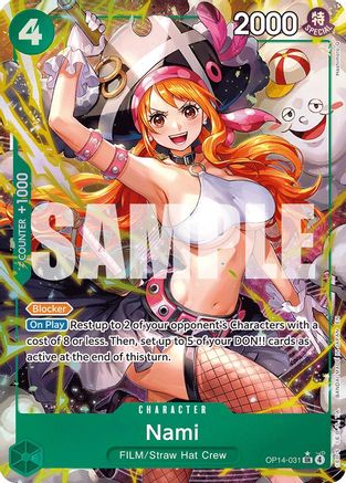 Nami (Alternate Art) (OP14-031) - The Azure Sea's Seven Foil | Grognard Games