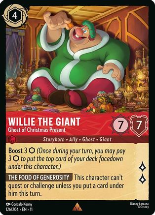 Willie the Giant - Ghost of Christmas Present (126/204) - Winterspell | Grognard Games
