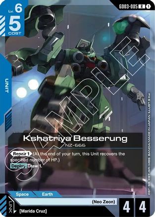 Kshatriya Besserung - Steel Requiem (GD03-005) Holofoil