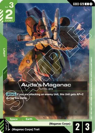 Auda's Maganac - Steel Requiem (GD03-028) | Grognard Games