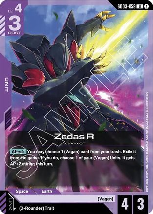 Zedas R - Steel Requiem (GD03-059) | Grognard Games