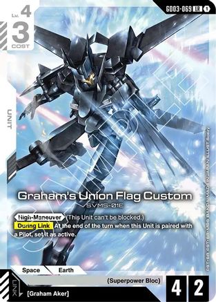 Graham's Union Flag Custom - Steel Requiem (GD03-069) Holofoil | Grognard Games