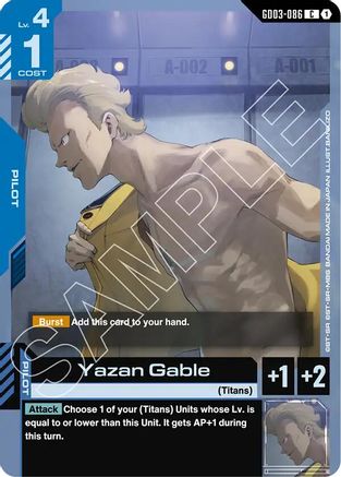 Yazan Gable - Steel Requiem (GD03-086) | Grognard Games