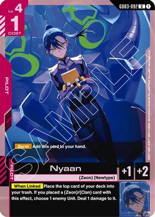 Nyaan - Steel Requiem (GD03-092)