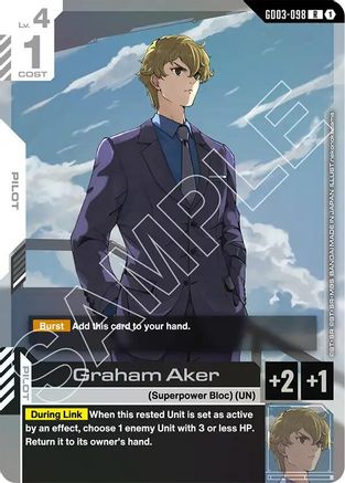 Graham Aker - Steel Requiem (GD03-098) Holofoil | Grognard Games