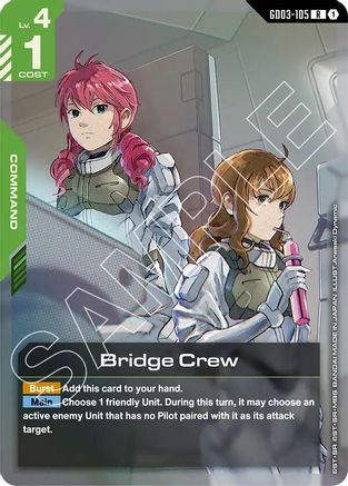 Bridge Crew - Steel Requiem (GD03-105) Holofoil | Grognard Games