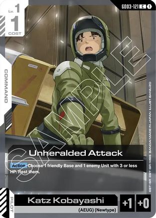 Unheralded Attack - Steel Requiem (GD03-121)