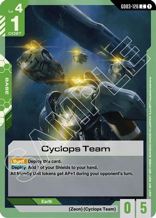 Cyclops Team - Steel Requiem (GD03-126) | Grognard Games