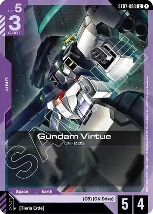 Gundam Virtue (ST07-003) - Starter Deck 07 Celestial Drive (ST07-003) | Grognard Games