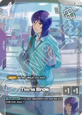 Tieria Erde (Store Tournament Winner Pack 03) - Gundam Promotional Cards (ST07-010) Holofoil | Grognard Games