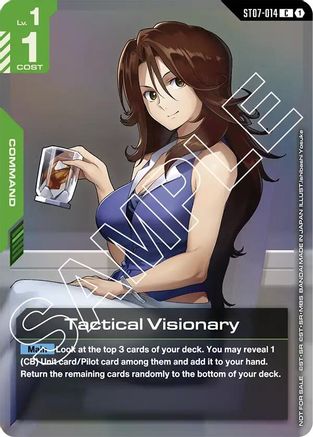 Tactical Visionary (Store Tournament Participant Pack 03) - Gundam Promotional Cards (ST07-014) Holofoil | Grognard Games