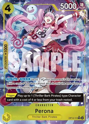 Perona - OP14-111 (Alternate Art) (OP14-111) - The Azure Sea's Seven Foil | Grognard Games