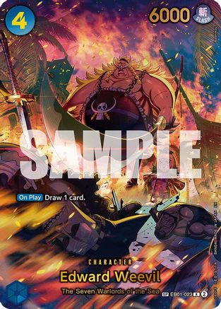 Edward Weevil - EB01-023 (SP) (EB01-023) - The Azure Sea's Seven Foil | Grognard Games