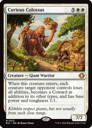 Curious Colossus (ECL-012) - Lorwyn Eclipsed Foil | Grognard Games