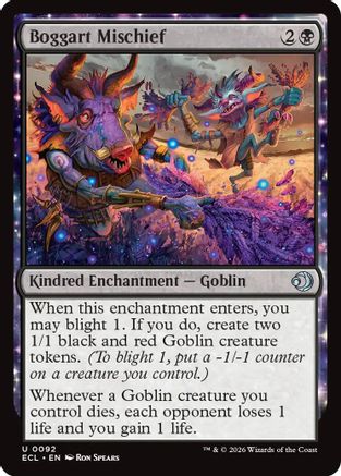 Boggart Mischief (ECL-092) - Lorwyn Eclipsed | Grognard Games