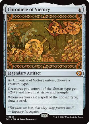 Chronicle of Victory (ECL-253) - Lorwyn Eclipsed Foil | Grognard Games