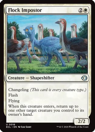 Flock Impostor (ECL-016) - Lorwyn Eclipsed Foil | Grognard Games