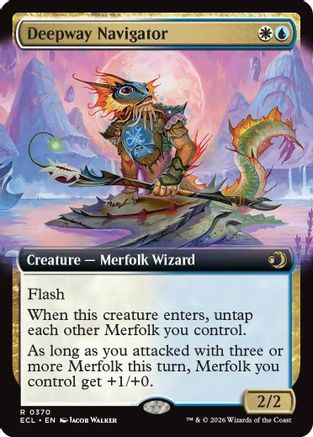 Deepway Navigator (Extended Art) (ECL-370) - Lorwyn Eclipsed | Grognard Games