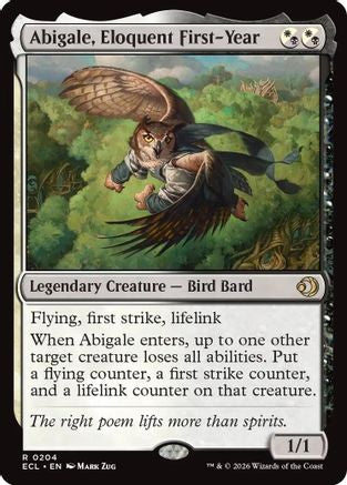 Abigale, Eloquent First-Year (ECL-204) - Lorwyn Eclipsed | Grognard Games