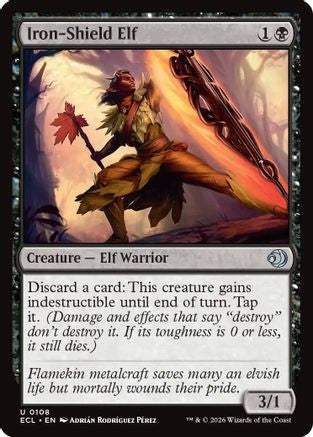 Iron-Shield Elf (ECL-108) - Lorwyn Eclipsed Foil | Grognard Games