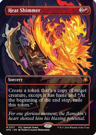 Heat Shimmer (Borderless) (SPG-137) - Special Guests Foil | Grognard Games