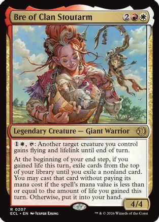 Bre of Clan Stoutarm (ECL-207) - Lorwyn Eclipsed | Grognard Games