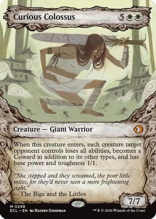 Curious Colossus (Showcase) (ECL-298) - Lorwyn Eclipsed Foil | Grognard Games