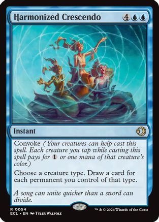 Harmonized Crescendo (ECL-054) - Lorwyn Eclipsed Foil | Grognard Games