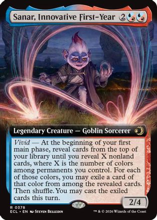Sanar, Innovative First-Year (Extended Art) (ECL-378) - Lorwyn Eclipsed Foil | Grognard Games