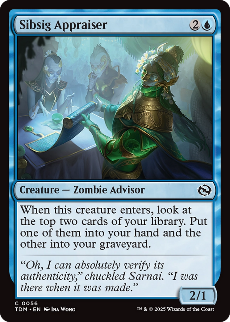 Sibsig Appraiser [Tarkir: Dragonstorm] | Grognard Games