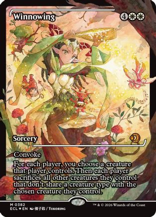 Winnowing (Showcase) (ECL-382) - Lorwyn Eclipsed Foil | Grognard Games