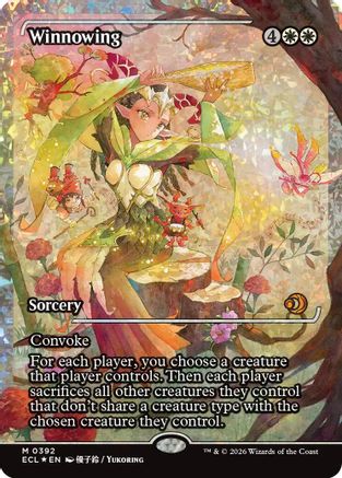Winnowing (Showcase) (Fracture Foil) (ECL-392) - Lorwyn Eclipsed Foil | Grognard Games