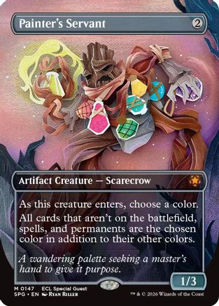 Painter's Servant (Borderless) (SPG-147) - Special Guests Foil | Grognard Games