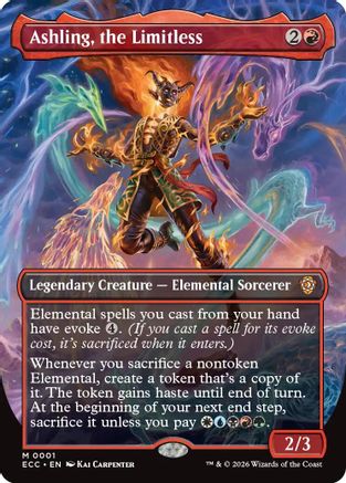 Ashling, the Limitless (Borderless) (ECC-001) - Commander: Lorwyn Eclipsed | Grognard Games