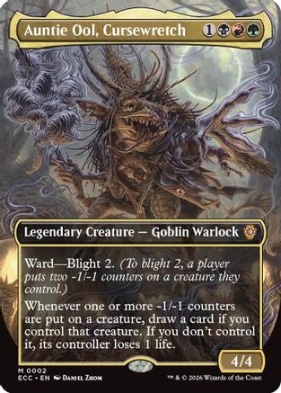 Auntie Ool, Cursewretch (Borderless) (ECC-002) - Commander: Lorwyn Eclipsed | Grognard Games