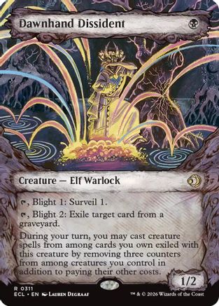 Dawnhand Dissident (Showcase) (ECL-311) - Lorwyn Eclipsed | Grognard Games