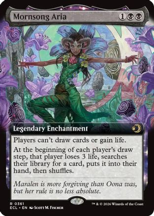 Mornsong Aria (Extended Art) (ECL-361) - Lorwyn Eclipsed | Grognard Games