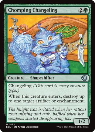 Chomping Changeling (ECL-172) - Lorwyn Eclipsed | Grognard Games