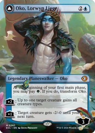 Oko, Lorwyn Liege (Borderless) (ECL-287) - Lorwyn Eclipsed Foil | Grognard Games