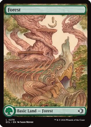 Forest (0278) (ECL-278) - Lorwyn Eclipsed Foil | Grognard Games