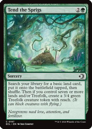 Tend the Sprigs (ECL-197) - Lorwyn Eclipsed Foil | Grognard Games