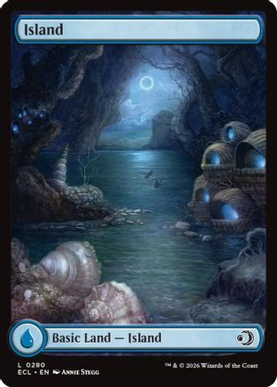 Island (0280) (ECL-280) - Lorwyn Eclipsed Foil | Grognard Games