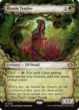 Bloom Tender (0324) (Showcase) (ECL-324) - Lorwyn Eclipsed Foil | Grognard Games