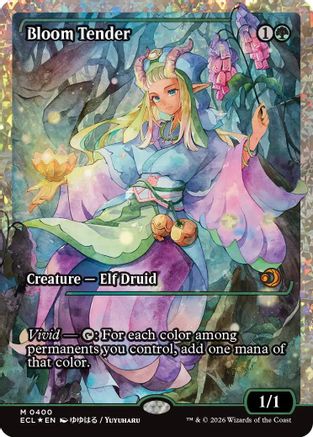 Bloom Tender (0400) (Showcase) (Fracture Foil) (ECL-400) - Lorwyn Eclipsed Foil | Grognard Games