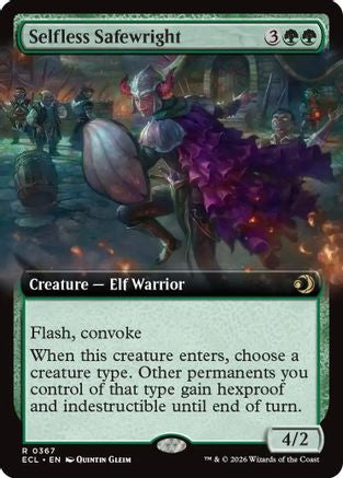 Selfless Safewright (Extended Art) (ECL-367) - Lorwyn Eclipsed | Grognard Games